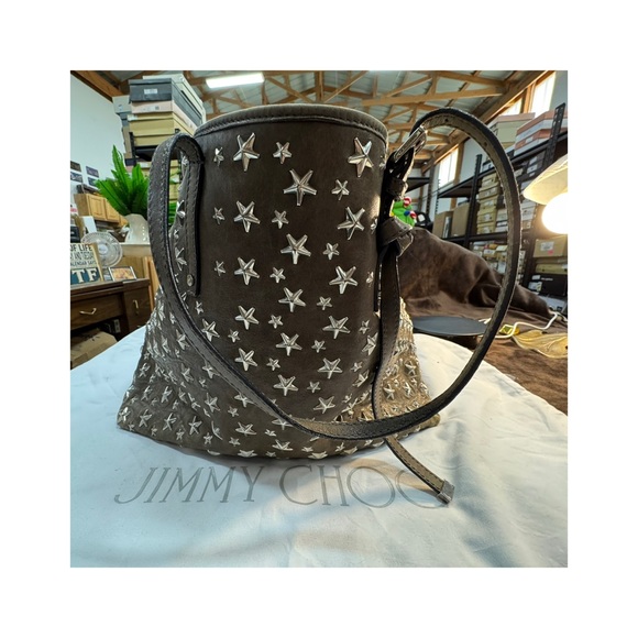 Jimmy Choo Star-Studded Sasha Shoulder Bag - Picture 3 of 13